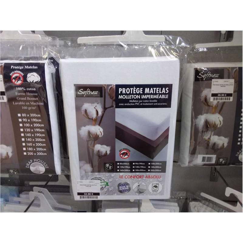 PROTEGE MATELAS PVC 140X190