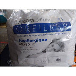 OREILLER ANALLERGIQUE 60X60 CM