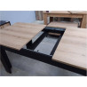 TABLE STYLE INDUS - MANCHESTER 90*160 + 1 ALLONGE DE 40