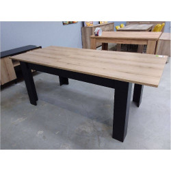 TABLE STYLE INDUS - MANCHESTER 90*160 + 1 ALLONGE DE 40
