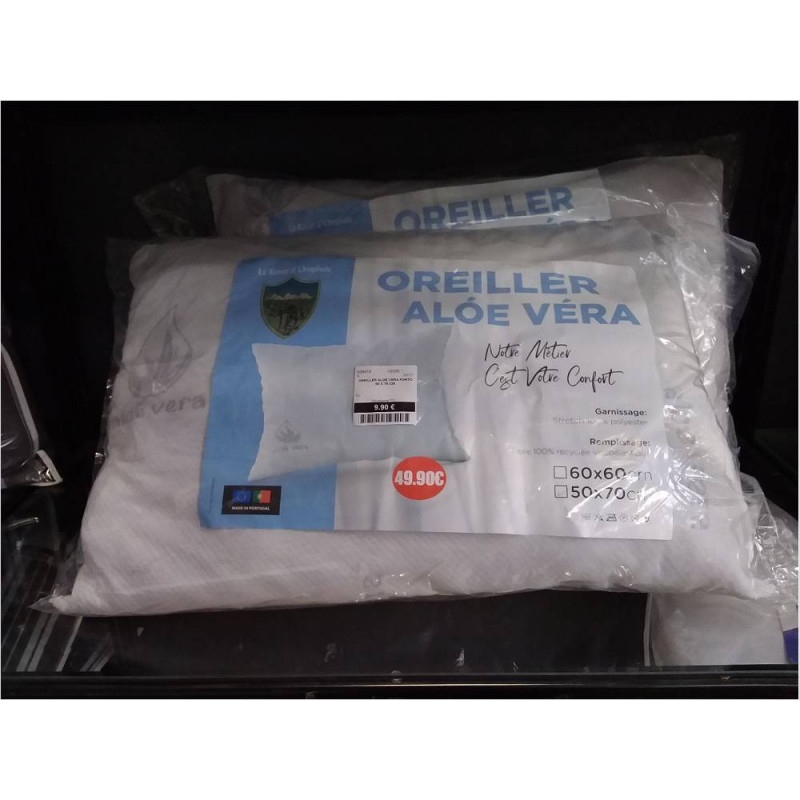 OREILLER ALOE VERA PORTO 50 X 70 CM