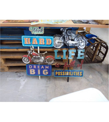 PANNEAU DECO STYLE VINTAGE