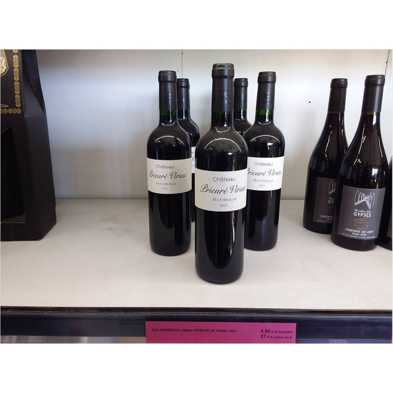 BORDEAUX AOC CHATEAU PRIEURE VIRSAC 2021