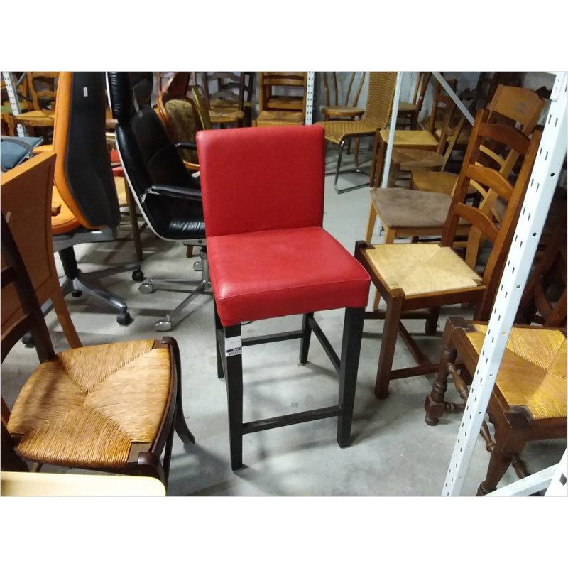 TABOURET ROUGE 