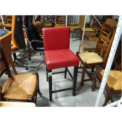 TABOURET ROUGE 