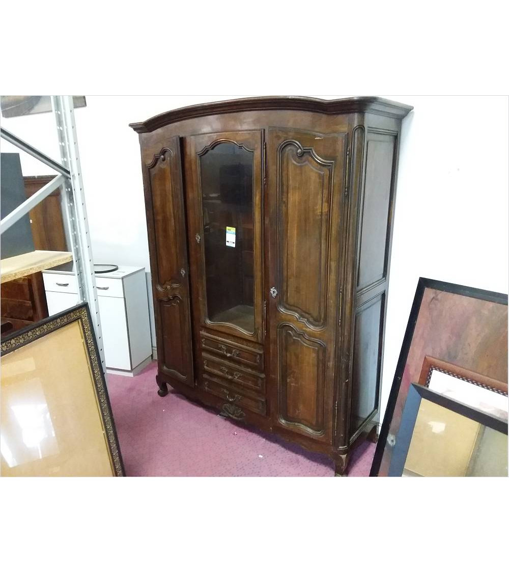 BIBLIOTHEQUE 3 PORTES 3 TIROIRS