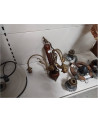 LUSTRE BOIS BRONZE 