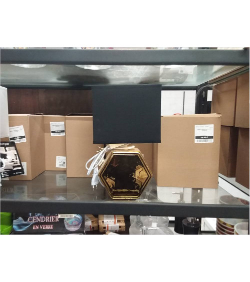 LAMPE CERAMIQUE METAL 33.50 CM