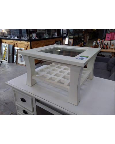 TABLE BASSE BLANCHE INTERRIORS