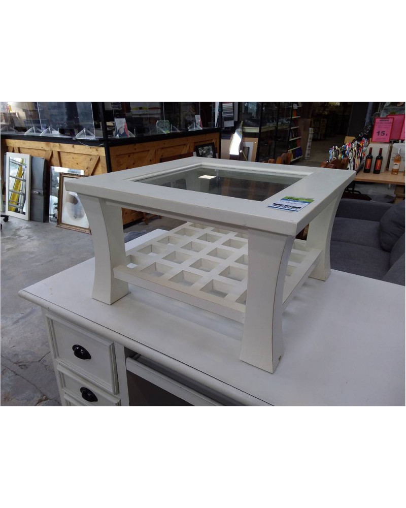 TABLE BASSE BLANCHE INTERRIORS