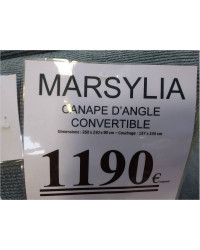 MARSYLIA -ANGLE  CONVERTIBLE ET COFFRE