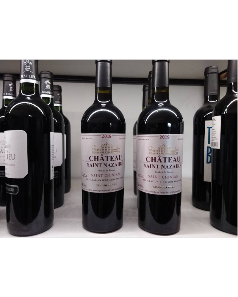 SAINT CHINIAN ROUGE 2019 - CHATEAU SAINT NAZAIRE