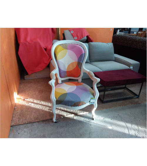 FAUTEUIL BOIS COULEUR 