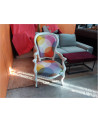 FAUTEUIL BOIS COULEUR 