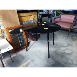 TABLE RONDE VERRE 