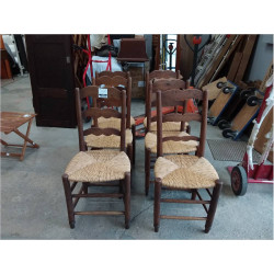 LOT DE 6 CHAISES