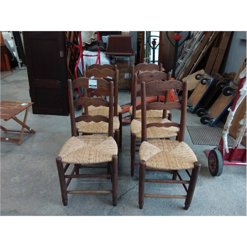 LOT DE 6 CHAISES