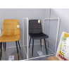 CHAISE MATEO GRIS FONCE