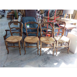 LOT DE 4 CHAISES