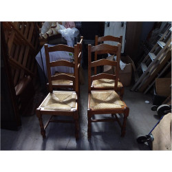 LOT DE 4 CHAISES