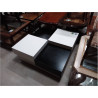 TABLE BASSE NOIR ET BLANC
