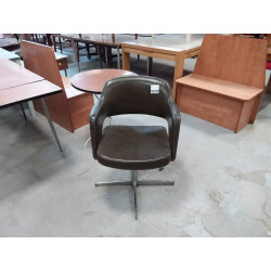 FAUTEUIL CUIR TOURNANT 