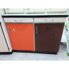 MEUBLE 2 PORTES 2 TIROIRS FORMICA 4 COULEURS