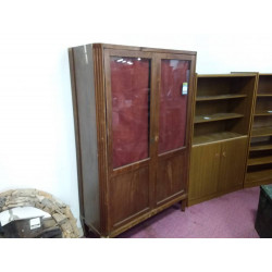BIBLIOTHEQUE 2 PORTES VITREE