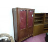 BIBLIOTHEQUE 2 PORTES VITREE
