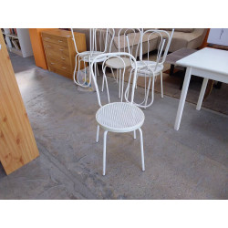 6 CHAISES BLANCHE