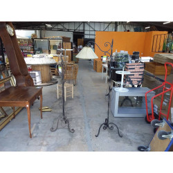LAMPADAIRE FER FORGE