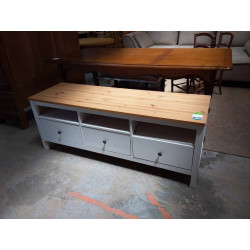 MEUBLE TV MODERNE 3 TIROIRS