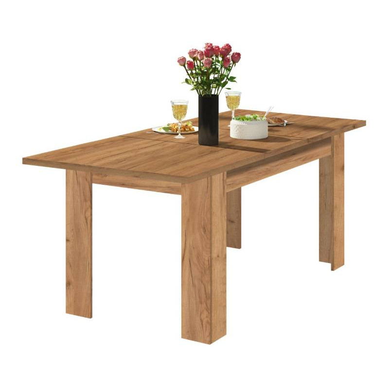 TABLE 160 CM AVEC ALLONGE FRONTERA   