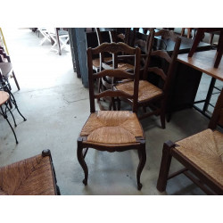 4 CHAISES PAILLES (+1)