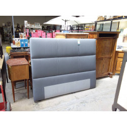 TETE DE LIT GRISE 165 CM