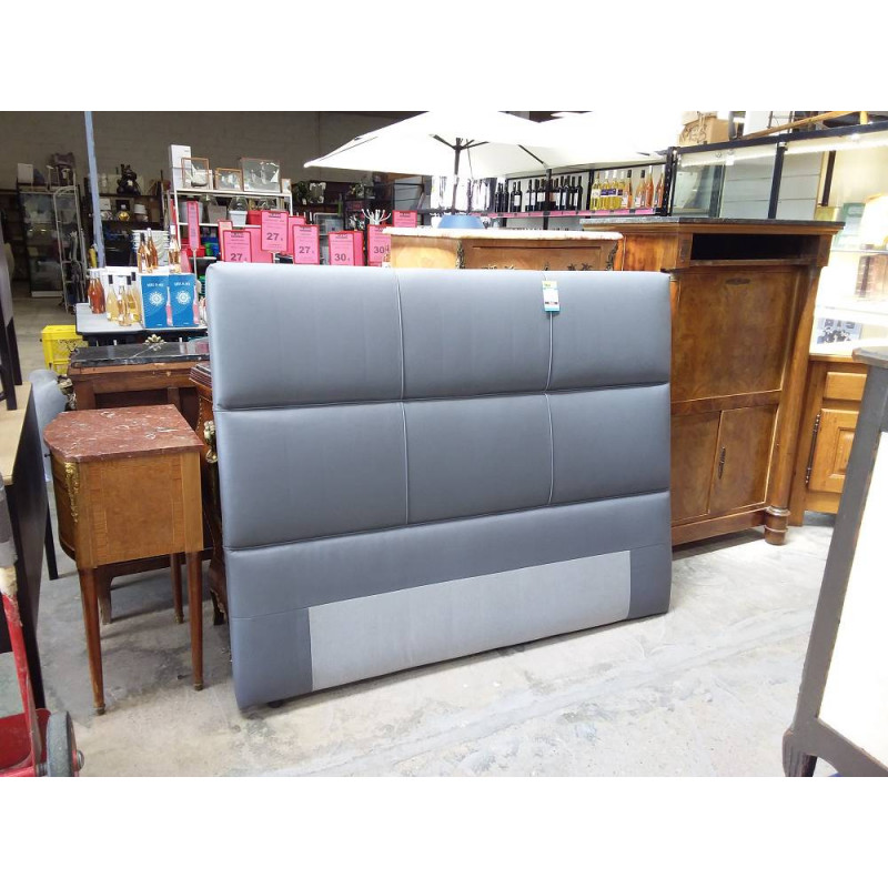 TETE DE LIT GRISE 165 CM