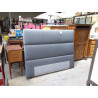 TETE DE LIT GRISE 165 CM