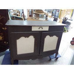 BUFFET BAS ANCIEN PEINT