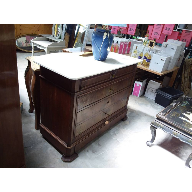 COMMODE DESSUS MARBRE