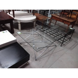 TABLE BASSE VERRE
