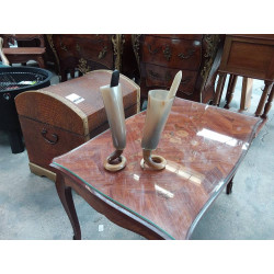 PAIRE DE VERRE CORNE