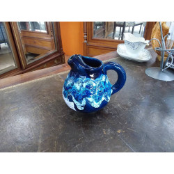 VASE PICHET BLEU CERAMIQUE