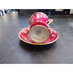 TASSE EN PORCELAINE DE PARIS CAMILLE LE TALLEC