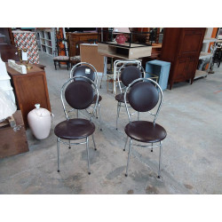 4 CHAISES VINTAGE 