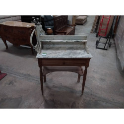 COIFFEUSE 1 TIROIR MARBRE