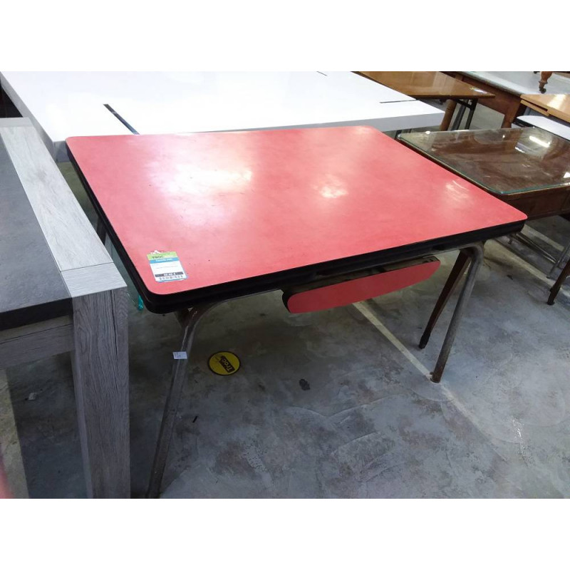 TABLER FORMICA ROUGE