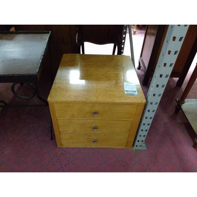 MEUBLE D APPOINT 3 TIROIRS LOUPE D\'ORME 