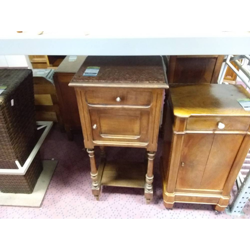 CHEVET MARBRE 1 PORTE 1 TIROIR 