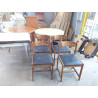 4 CHAISES VINTAGE
