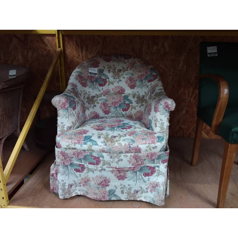 CRAPAUD TISSU FLEURS